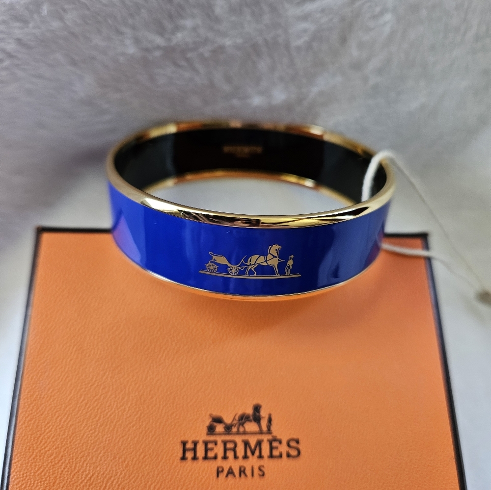Hermes Caleche bangle bracelet